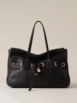 Vedi Tutti|Borse A Spalla<Borbonese PRIVE BORSA SHOPPING LARGE NERO