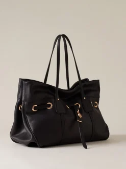 Vedi Tutti|Borse A Spalla<Borbonese PRIVE BORSA SHOPPING LARGE NERO