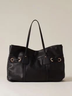 Vedi Tutti|Borse A Spalla<Borbonese PRIVE BORSA SHOPPING LARGE NERO