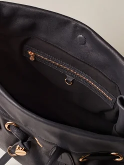 Vedi Tutti|Borse A Spalla<Borbonese PRIVE BORSA SHOPPING LARGE NERO