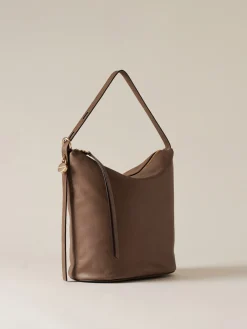 Vedi Tutti|Borse A Spalla<Borbonese PRIVE SECCHIELLO MEDIUM MUD