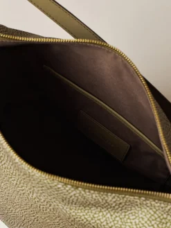 Vedi Tutti|Borse A Spalla<Borbonese PRIVE SECCHIELLO MEDIUM OLIVE