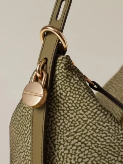 Vedi Tutti|Borse A Spalla<Borbonese PRIVE SECCHIELLO MEDIUM OLIVE