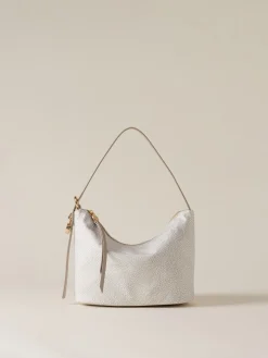 Vedi Tutti|Borse Secchiello<Borbonese PRIVE SECCHIELLO SMALL WHITE COTTON