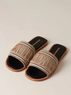 Vedi Tutti|Scarpe<Borbonese SANDALO FLAT NATURALE