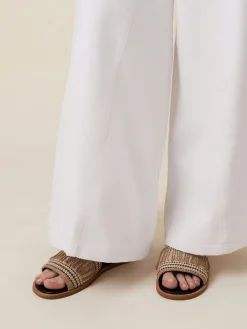 Vedi Tutti|Scarpe<Borbonese SANDALO FLAT NATURALE