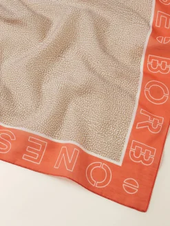 Vedi Tutti|Tessili<Borbonese SCIARPA 170 X 40 SABBIA/RED PAPAYA