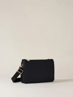 Vedi Tutti|Borse A Tracolla<Borbonese TRACOLLA ECO LINE SMALL DARK BLACK
