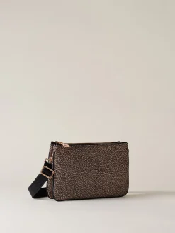 Vedi Tutti|Beauty Case<Borbonese TRACOLLA ECO LINE SMALL OP NATURALE/NERO