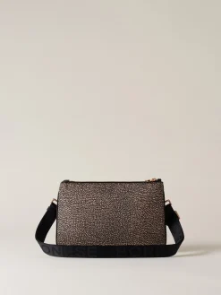 Vedi Tutti|Beauty Case<Borbonese TRACOLLA ECO LINE SMALL OP NATURALE/NERO
