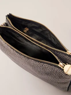 Vedi Tutti|Beauty Case<Borbonese TRACOLLA ECO LINE SMALL OP NATURALE/NERO