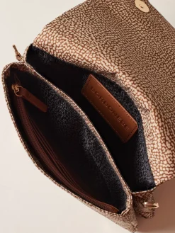 Vedi Tutti|Vedi Tutti<Borbonese TRACOLLA MINI BEIGE/MARRONE