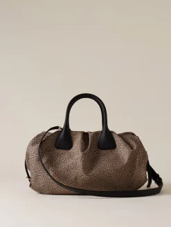 Vedi Tutti|Vis A Vis<Borbonese VIS A VIS BAULETTO LARGE OP NATURALE/NERO