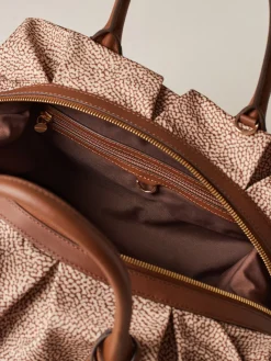 Vedi Tutti|Vis A Vis<Borbonese VIS A VIS BAULETTO LARGE BEIGE/MARRONE