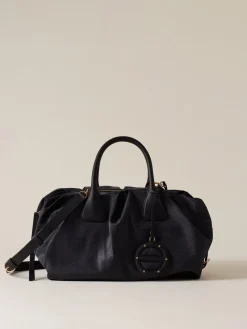 Vedi Tutti|Vis A Vis<Borbonese VIS A VIS BAULETTO LARGE DARK BLACK