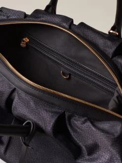 Vedi Tutti|Vis A Vis<Borbonese VIS A VIS BAULETTO LARGE DARK BLACK