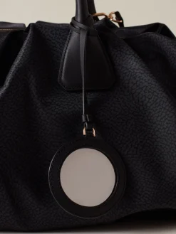 Vedi Tutti|Vis A Vis<Borbonese VIS A VIS BAULETTO LARGE DARK BLACK