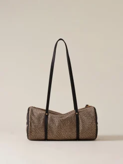 Vedi Tutti|Borse A Spalla<Borbonese VIS A VIS BAULETTO MEDIUM OP NATURALE/NERO