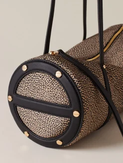 Vedi Tutti|Borse A Spalla<Borbonese VIS A VIS BAULETTO MEDIUM OP NATURALE/NERO