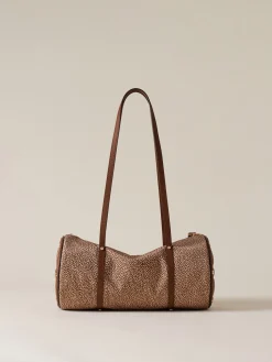 Vedi Tutti|Borse A Spalla<Borbonese VIS A VIS BAULETTO MEDIUM BEIGE/MARRONE
