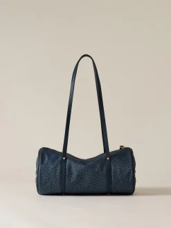 Vedi Tutti|Borse A Spalla<Borbonese VIS A VIS BAULETTO MEDIUM BLU LAPIS