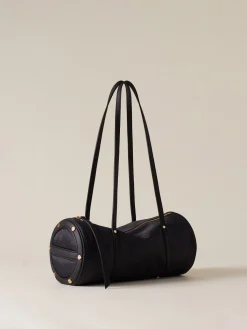 Vedi Tutti|Borse A Spalla<Borbonese VIS A VIS BAULETTO MEDIUM DARK BLACK