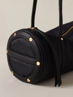 Vedi Tutti|Borse A Spalla<Borbonese VIS A VIS BAULETTO MEDIUM DARK BLACK