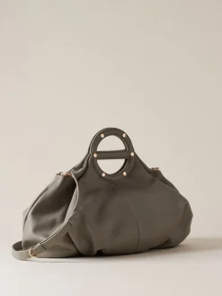 Vedi Tutti|Vis A Vis<Borbonese VIS A VIS BAULETTO MEDIUM SILVER SCREEN