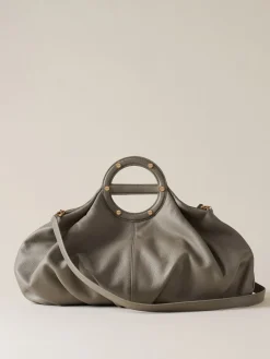 Vedi Tutti|Vis A Vis<Borbonese VIS A VIS BAULETTO MEDIUM SILVER SCREEN