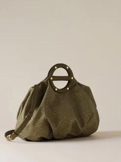 Vedi Tutti|Vis A Vis<Borbonese VIS A VIS BAULETTO MEDIUM OLIVE