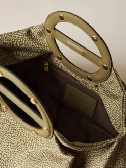 Vedi Tutti|Vis A Vis<Borbonese VIS A VIS BAULETTO MEDIUM OLIVE