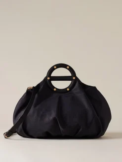 Vedi Tutti|Vis A Vis<Borbonese VIS A VIS BAULETTO MEDIUM DARK BLACK