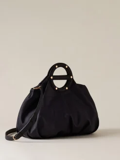 Vedi Tutti|Vis A Vis<Borbonese VIS A VIS BAULETTO MEDIUM DARK BLACK
