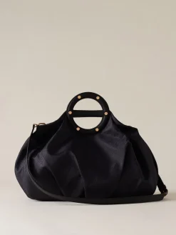 Vedi Tutti|Vis A Vis<Borbonese VIS A VIS BAULETTO MEDIUM DARK BLACK