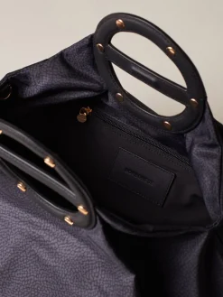 Vedi Tutti|Vis A Vis<Borbonese VIS A VIS BAULETTO MEDIUM DARK BLACK