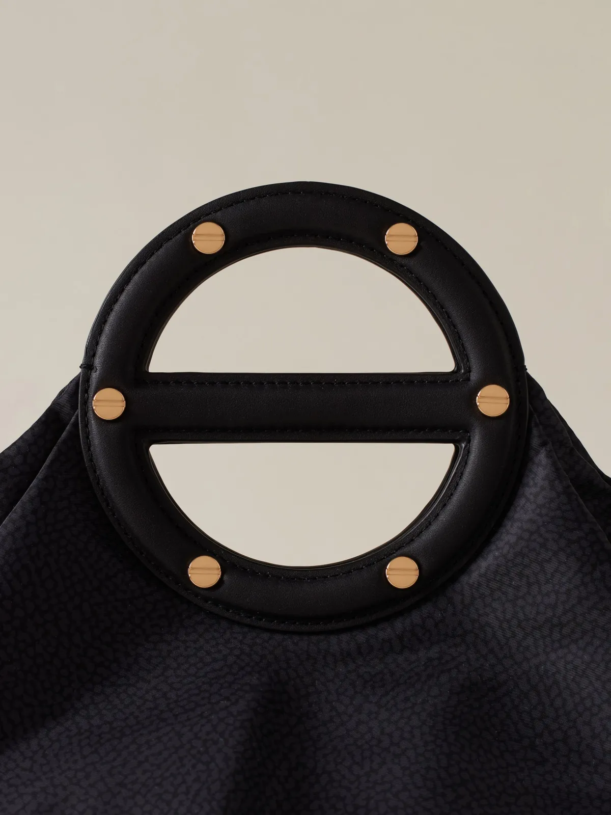 Vedi Tutti|Vis A Vis<Borbonese VIS A VIS BAULETTO MEDIUM DARK BLACK