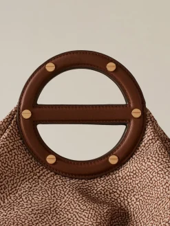 Vedi Tutti|Vis A Vis<Borbonese VIS A VIS BAULETTO MEDIUM BEIGE/MARRONE