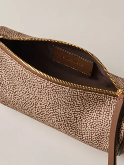 Vedi Tutti|Borse A Tracolla<Borbonese VIS A VIS BAULETTO SMALL BEIGE/MARRONE