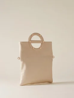 Vedi Tutti|Vis A Vis<Borbonese VIS A VIS TRACOLLA SMALL WHITE COTTON