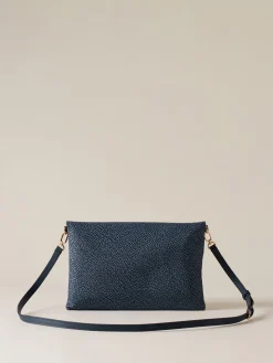 Vedi Tutti|Vis A Vis<Borbonese VIS A VIS TRACOLLA SMALL BLU LAPIS