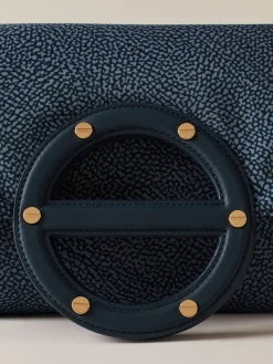 Vedi Tutti|Vis A Vis<Borbonese VIS A VIS TRACOLLA SMALL BLU LAPIS