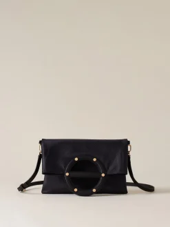 Vedi Tutti|Vis A Vis<Borbonese VIS A VIS TRACOLLA SMALL DARK BLACK