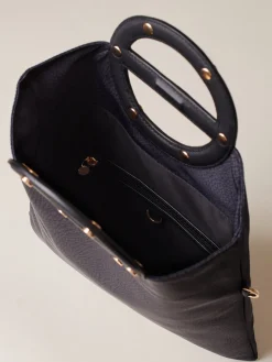 Vedi Tutti|Vis A Vis<Borbonese VIS A VIS TRACOLLA SMALL DARK BLACK