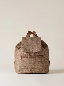 Vedi Tutti|Zaini<Borbonese ZAINO ECO LINE MEDIUM BEIGE/MARRONE