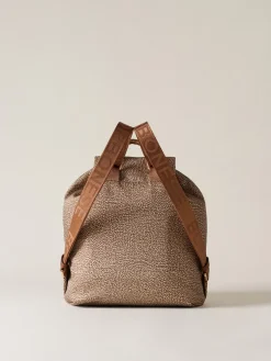 Vedi Tutti|Zaini<Borbonese ZAINO ECO LINE MEDIUM BEIGE/MARRONE