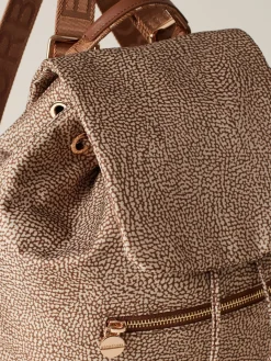 Vedi Tutti|Zaini<Borbonese ZAINO ECO LINE MEDIUM BEIGE/MARRONE
