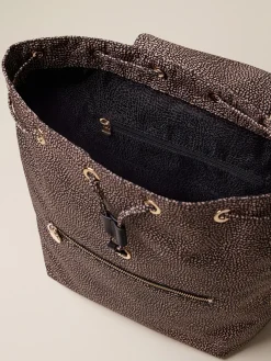 Vedi Tutti|Zaini<Borbonese ZAINO ECO LINE MEDIUM OP NATURALE/NERO
