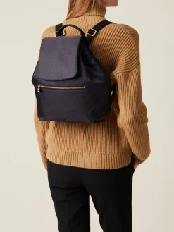 Vedi Tutti|Zaini<Borbonese ZAINO ECO LINE MEDIUM DARK BLACK