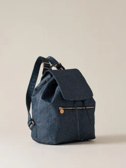 Vedi Tutti|Zaini<Borbonese ZAINO ECO LINE MEDIUM BLU LAPIS