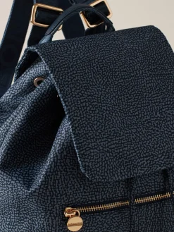 Vedi Tutti|Zaini<Borbonese ZAINO ECO LINE MEDIUM BLU LAPIS